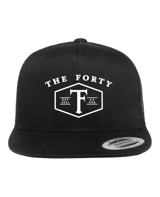 Flat Bill Mesh Hat